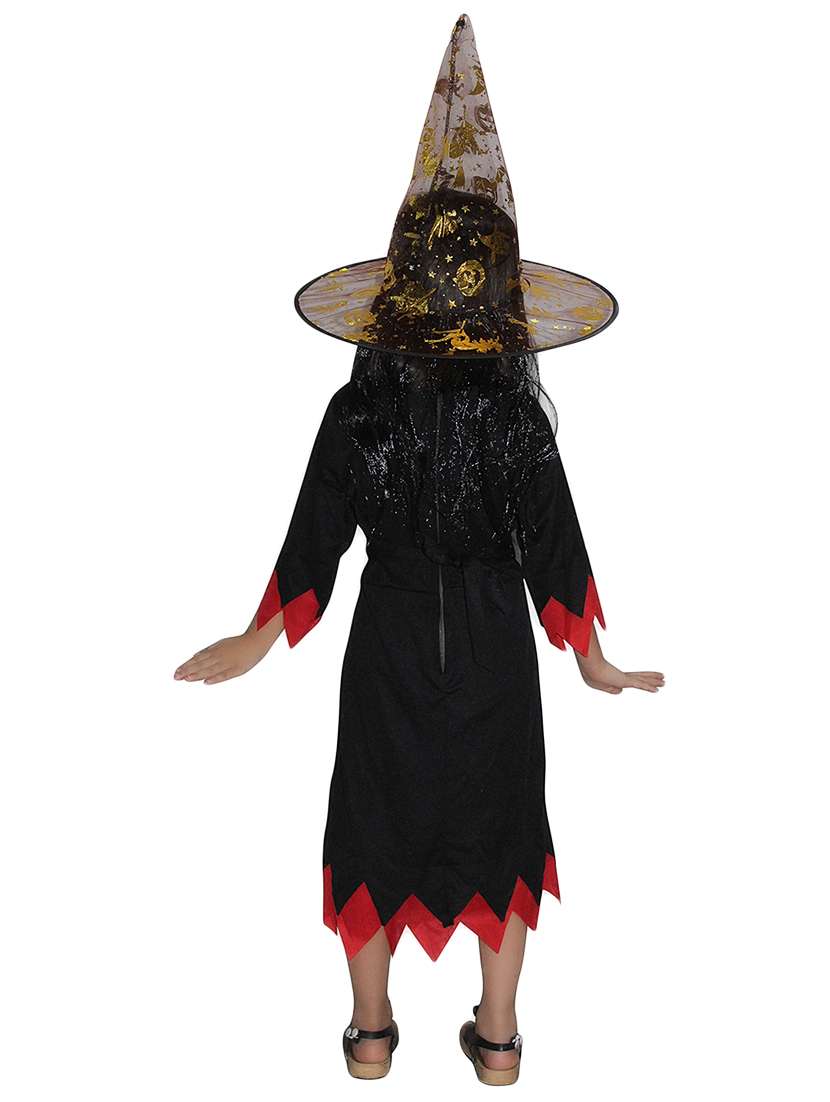 black polyester witch costume - 15758724 - Standard Image - 2