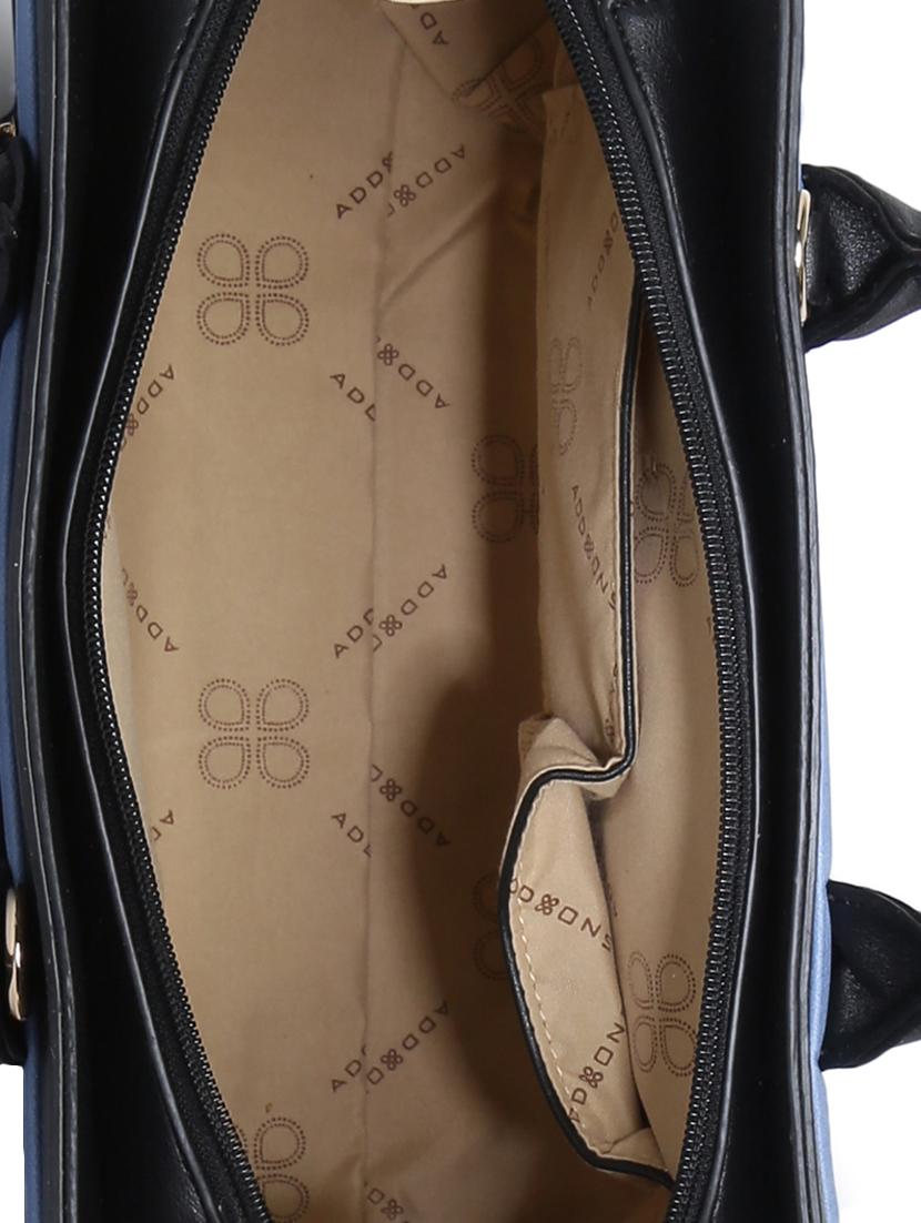 blue leatherette (pu) handbag - 15759176 - Standard Image - 2