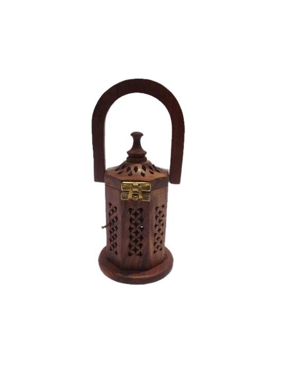desi karigar letter box shaped lobandaan (dhoop stand) with handle - 15767759 - Zoom Image - 0