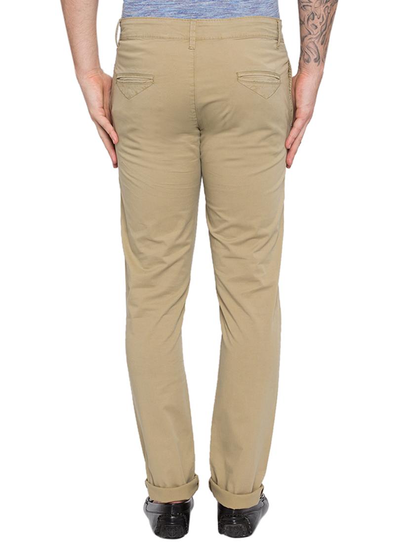 beige cotton chinos - 15772369 - Standard Image - 2