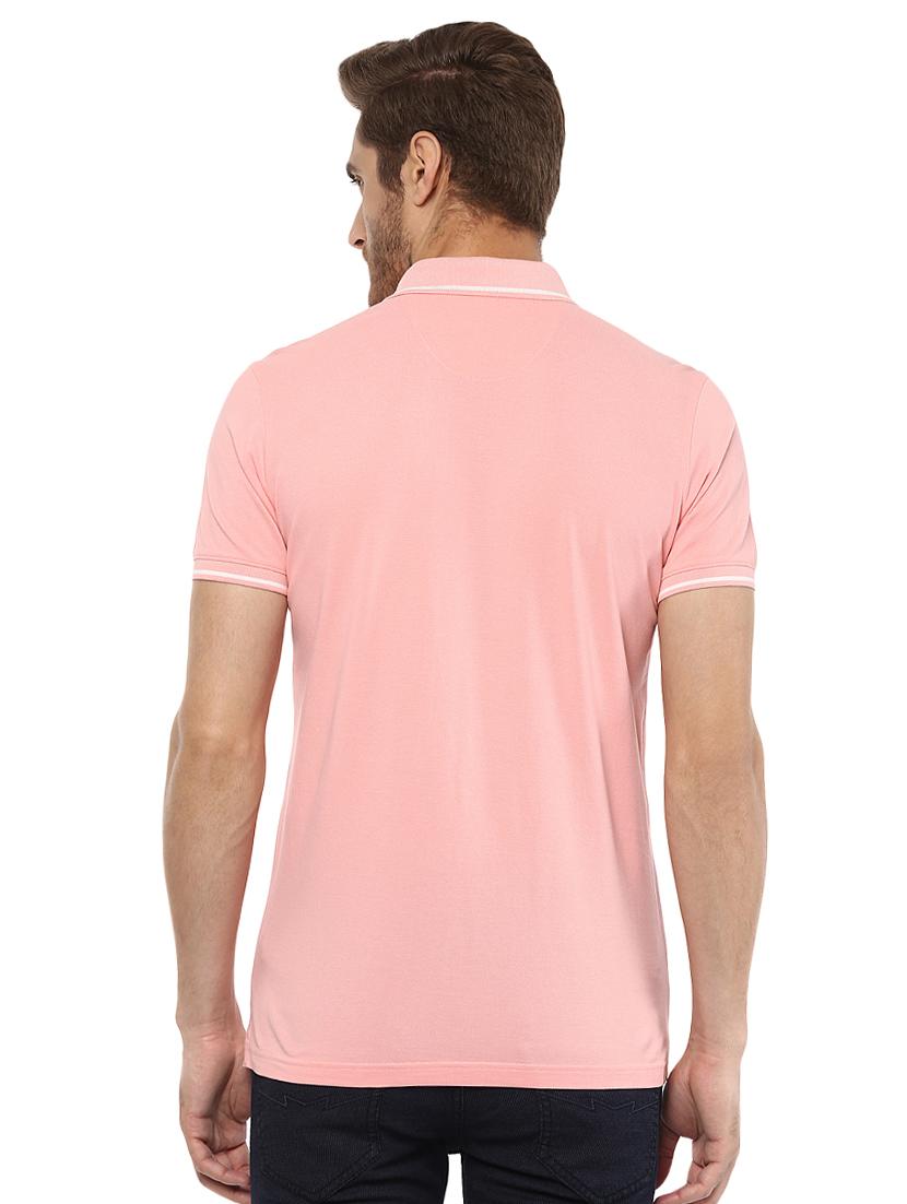 solid pink polo t-shirt - 15772622 - Standard Image - 2