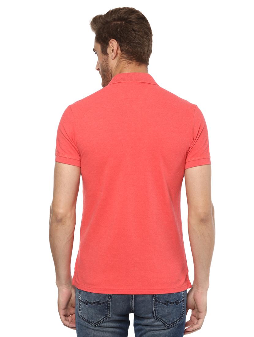 solid red polo t-shirt - 15772629 - Standard Image - 2