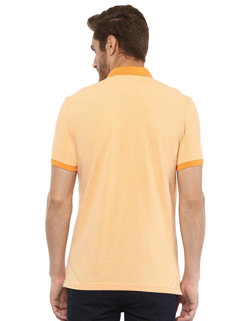 solid yellow polo t-shirt - 15772638 - Standard Image - 2
