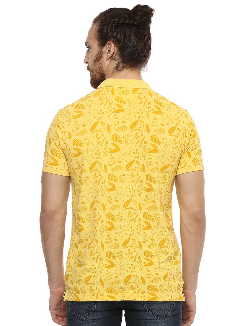 yellow all over print t-shirt - 15772676 - Standard Image - 2