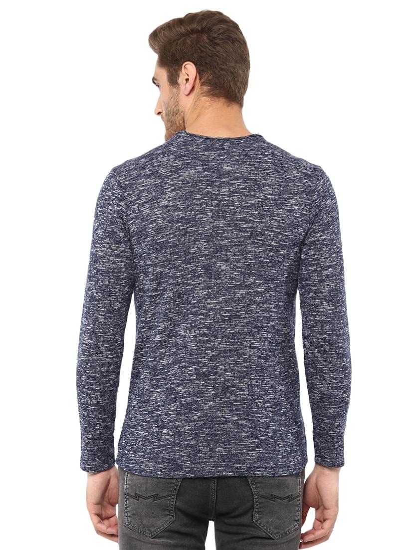 blue round neck t-shirt - 15772740 - Standard Image - 2