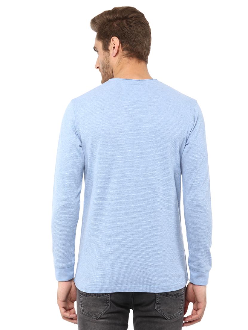 solid blue pocket t-shirt - 15772747 - Standard Image - 2