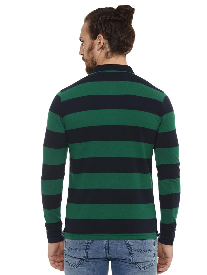 green striped polo t-shirt - 15772776 - Standard Image - 2