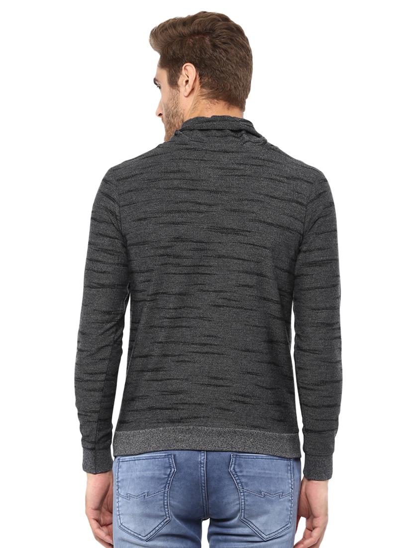 grey all over print cowl neck t-shirt - 15772783 - Standard Image - 2