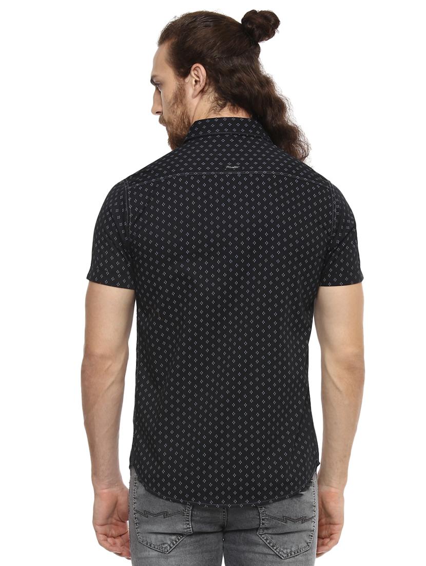 black printed casual shirt - 15772785 - Standard Image - 2