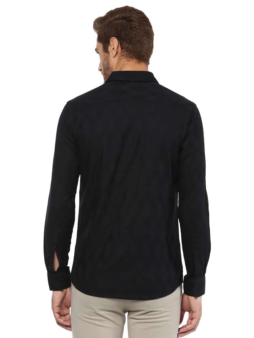 black checkered casual shirt - 15772864 -  Standard Image - 2