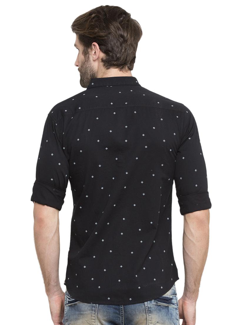 black printed casual shirt - 15773067 - Standard Image - 2