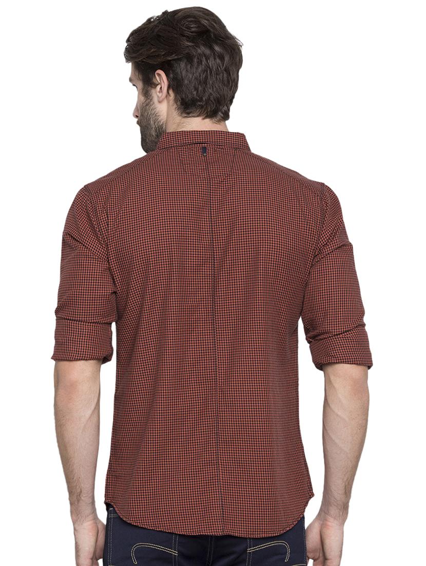 red checkered casual shirt - 15773107 - Standard Image - 2
