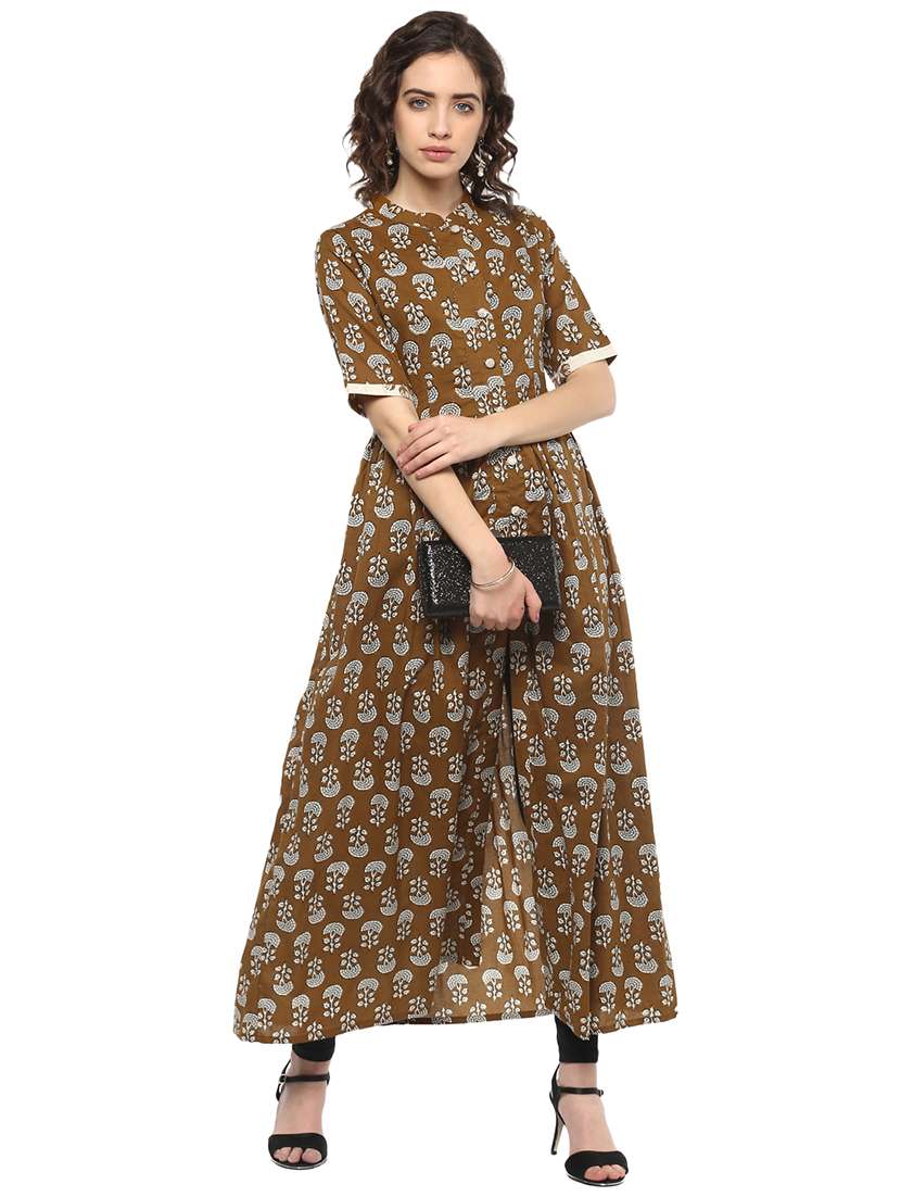women's front slit kurta