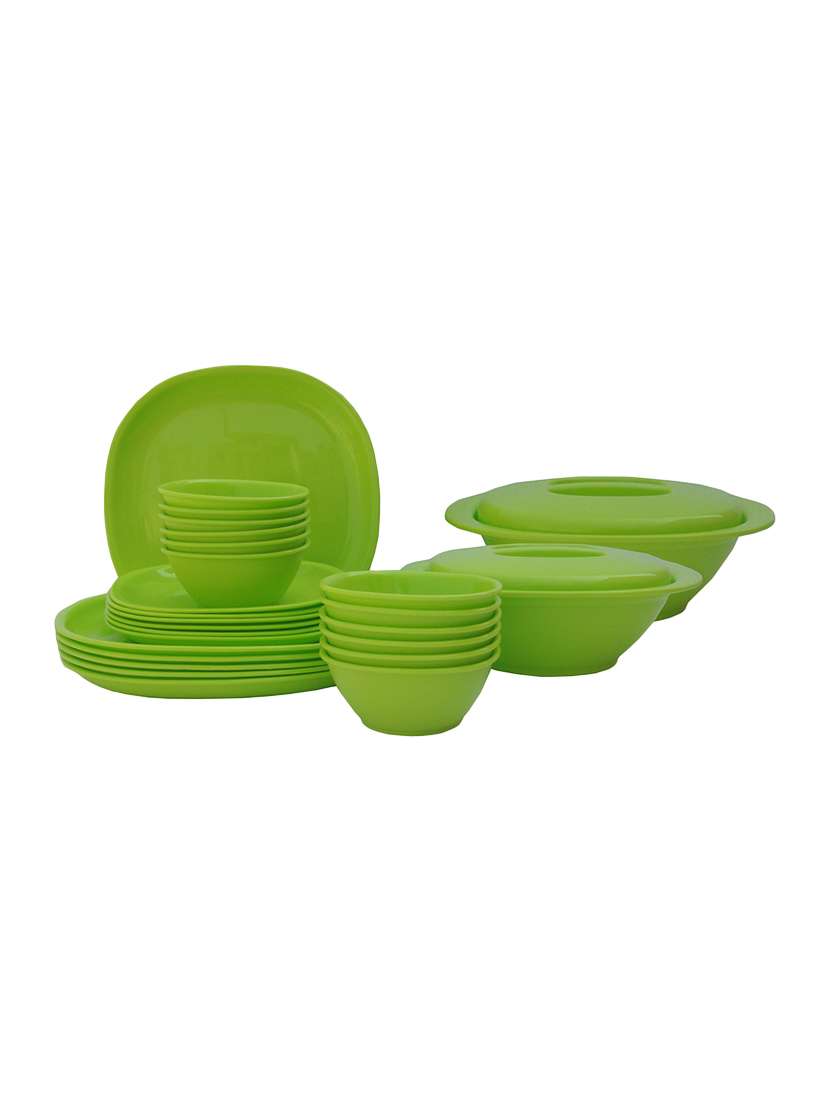  square plate and bowl set of 28 pieces