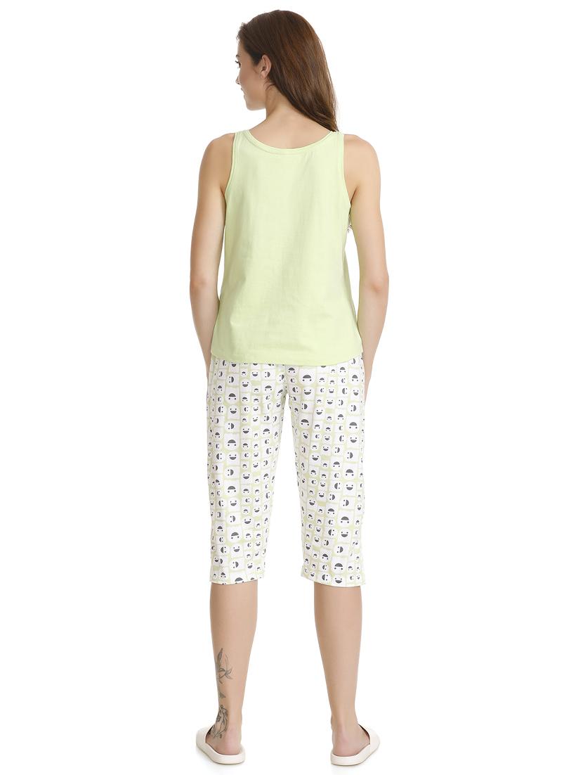 quirky print nightwear capri set - 15779215 - Standard Image - 2