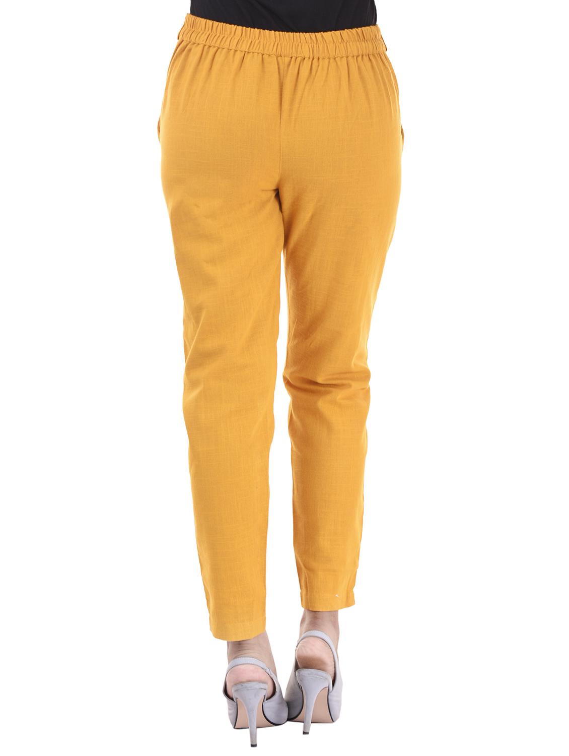 pleated front gathered back trousers - 15784930 - Standard Image - 2