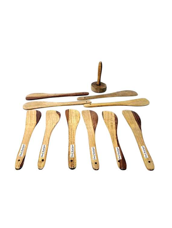 desi karigar wooden skimmer - 11 pieces