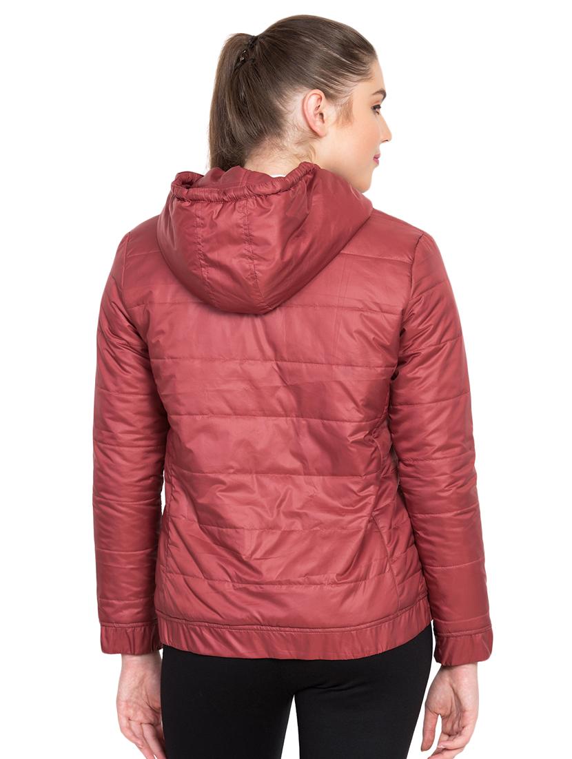 hooded neck quilted jacket - 15786857 - Standard Image - 2