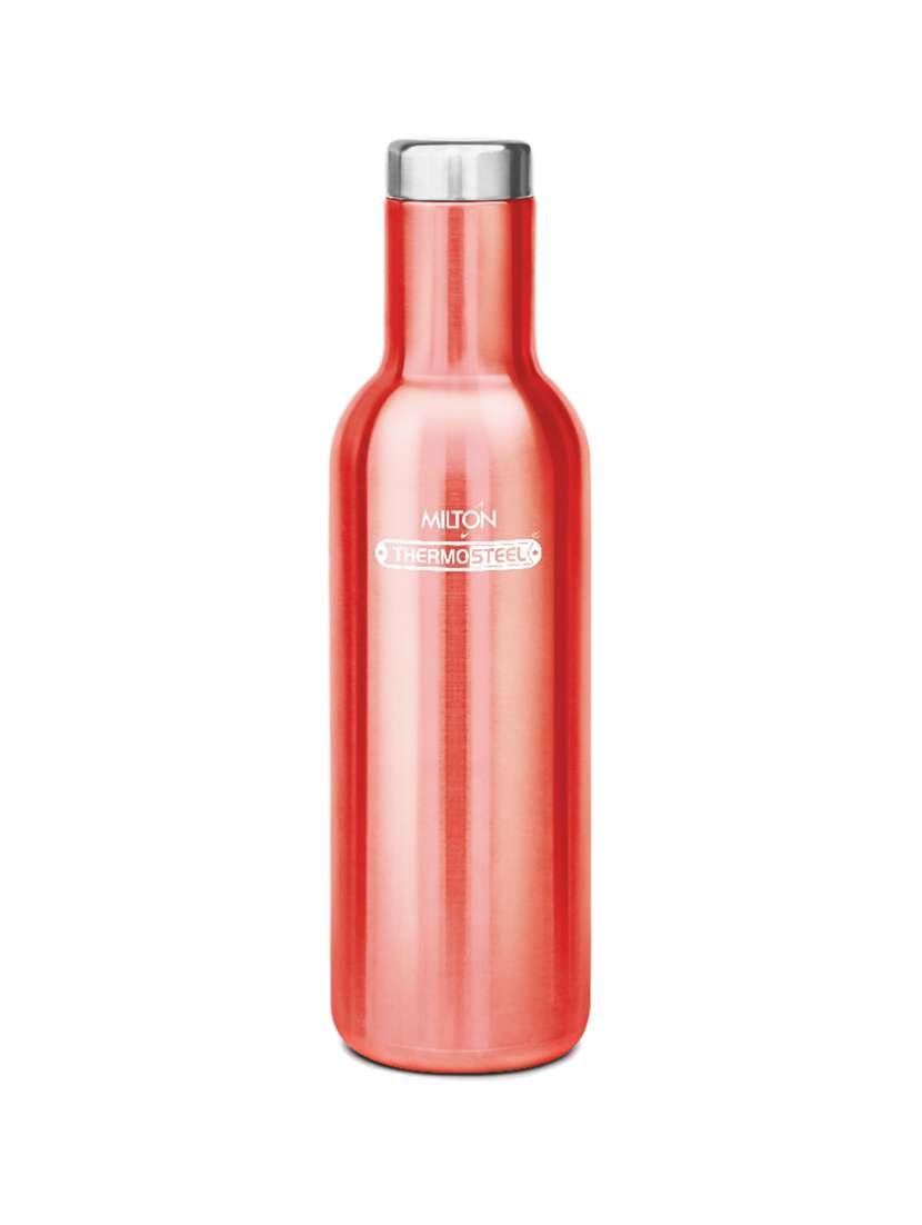 milton charm thermosteel hot & cold water bottle, 780 ml, red