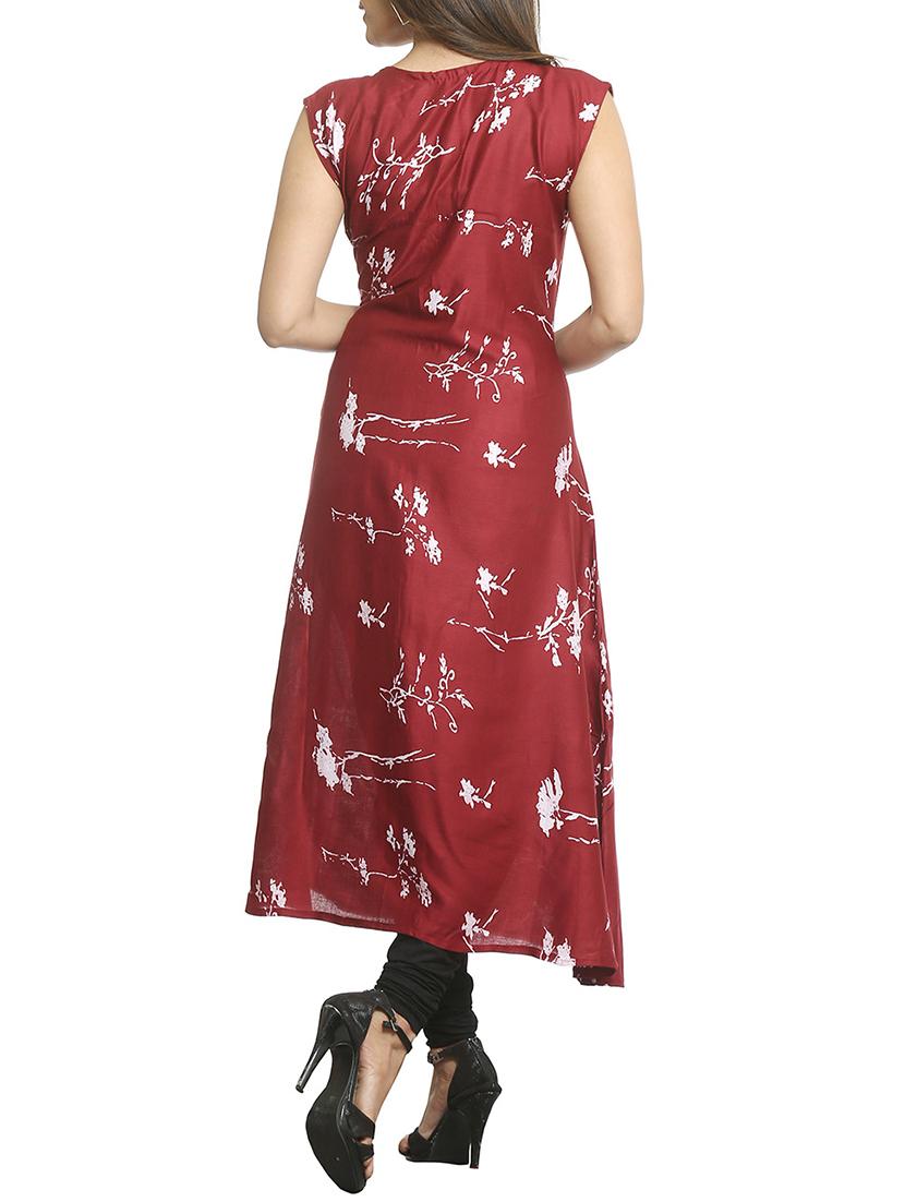 a-line printed kurta - 15791945 - Standard Image - 2