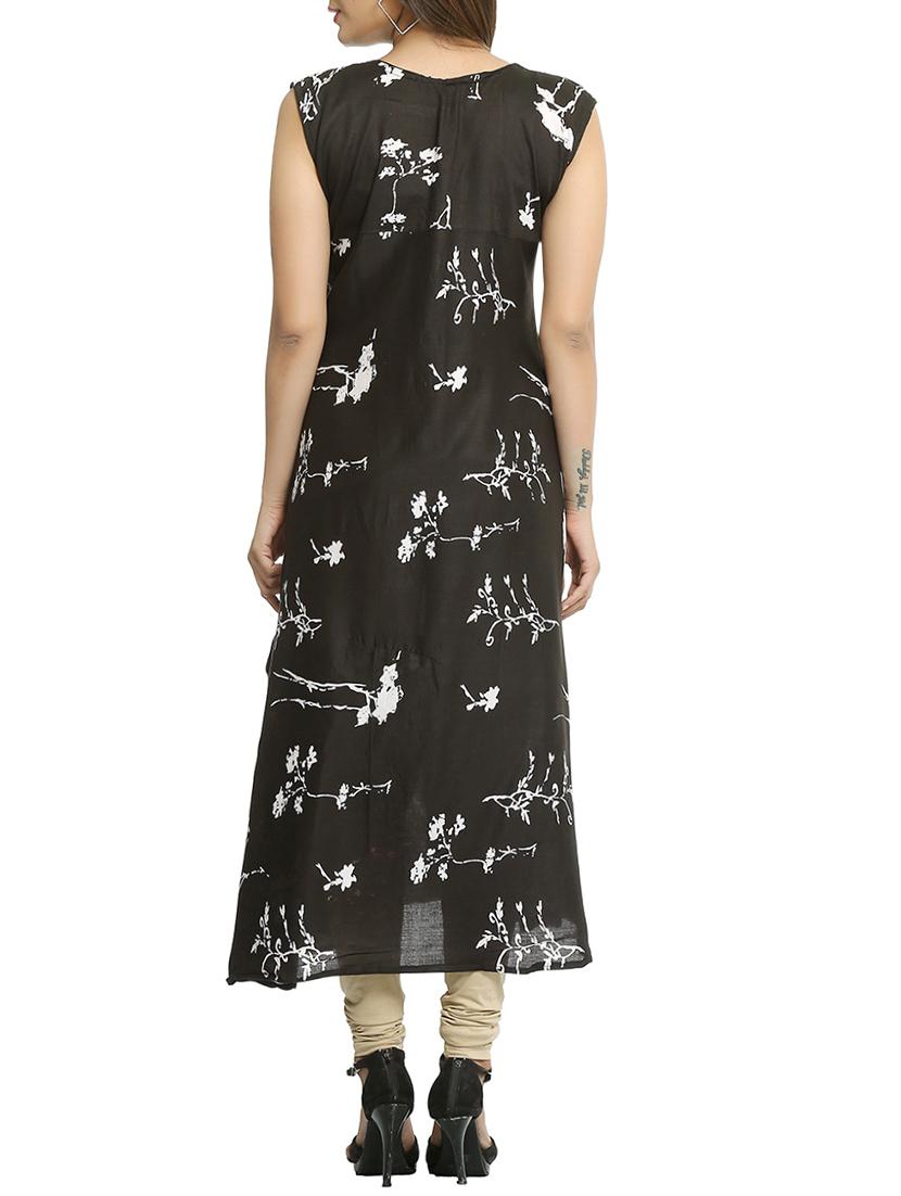 a-line printed kurta - 15791946 - Standard Image - 2