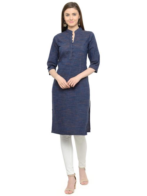 women's straight kurta - 15796377 - Standard Image - 0