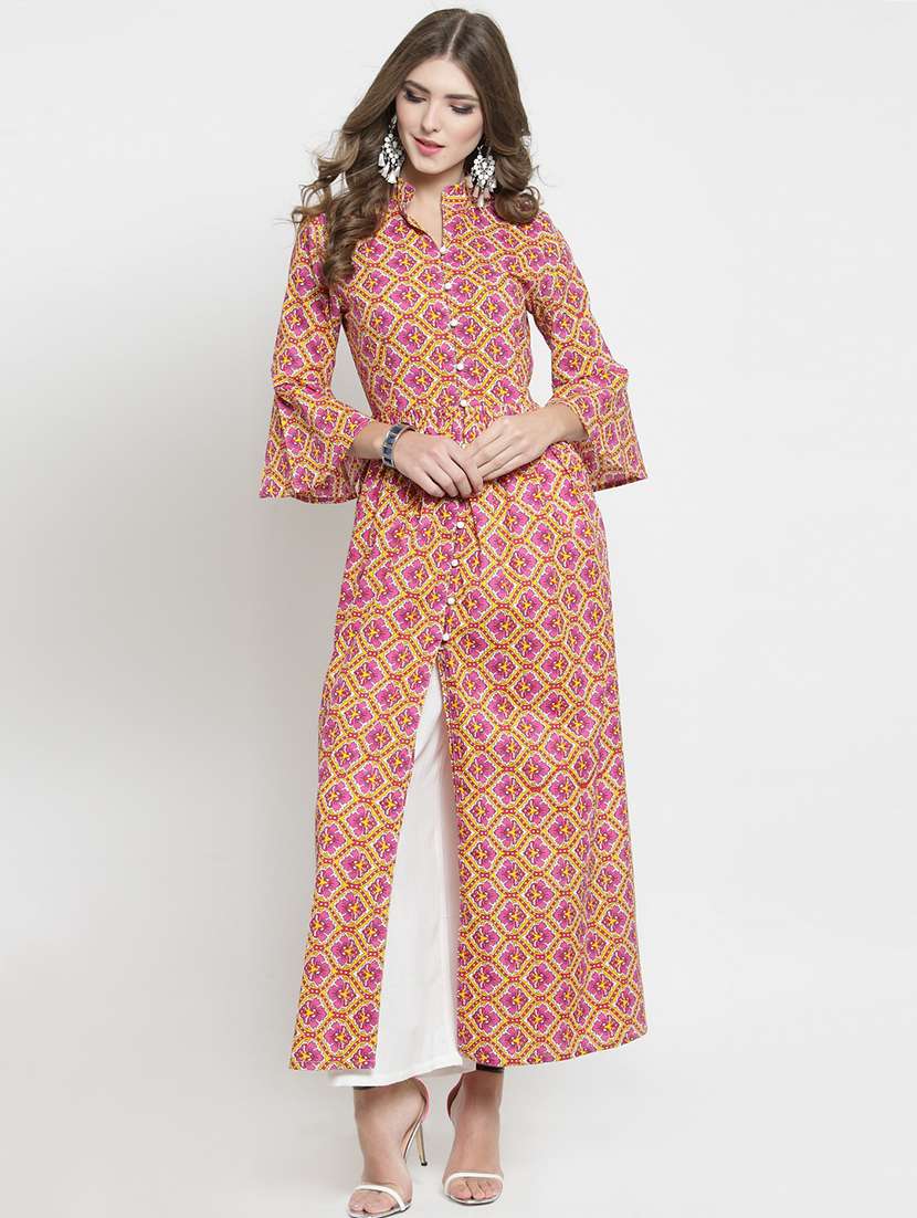 women's front slit kurta