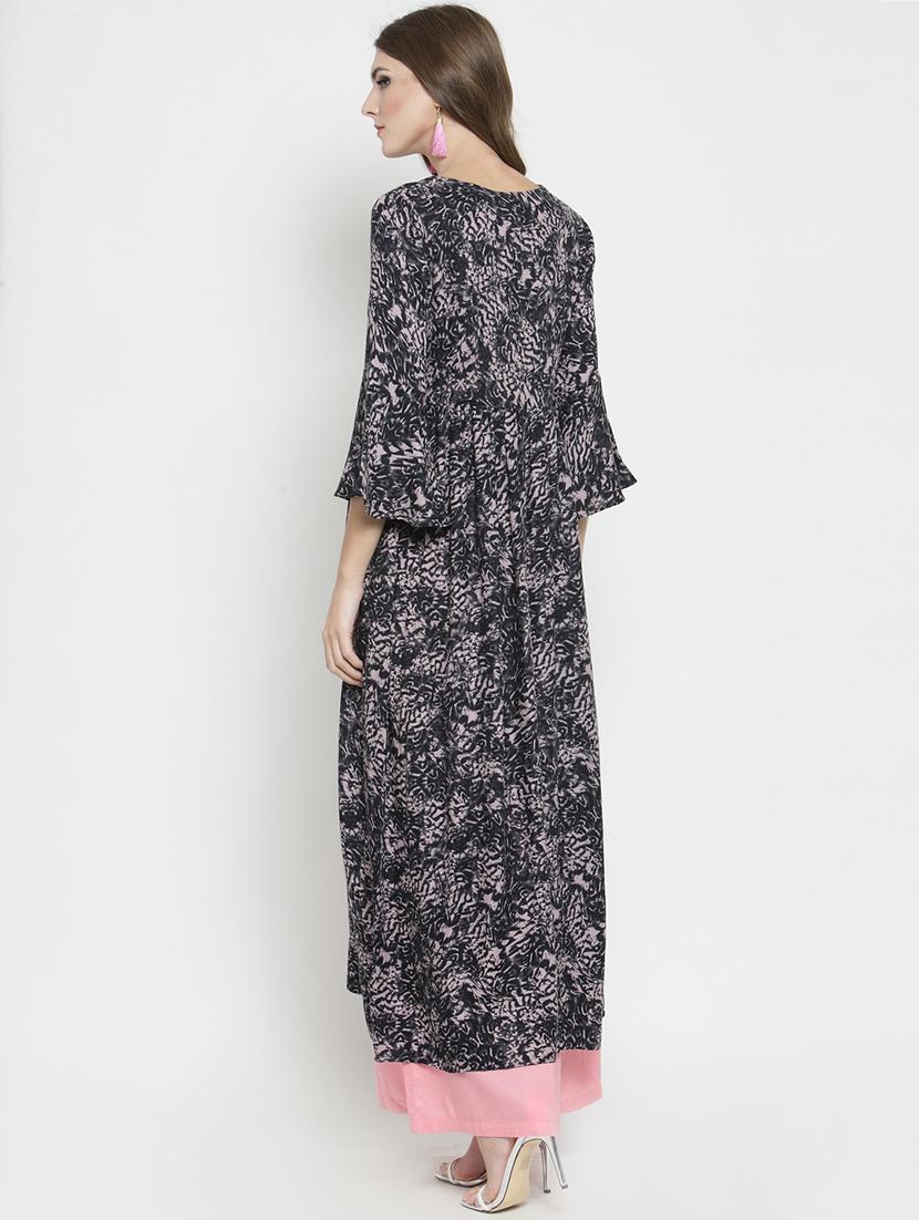 flared printed kurta - 15799806 - Standard Image - 2