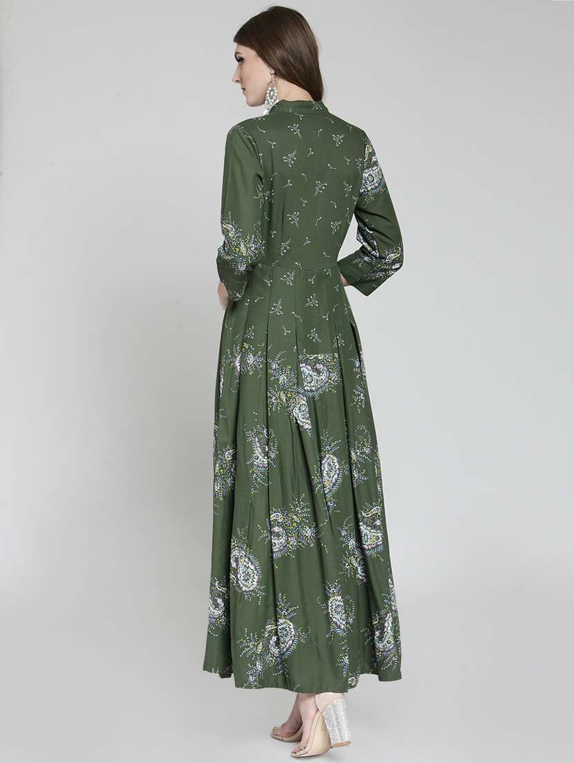 high slit printed kurta - 15799818 -  Standard Image - 2