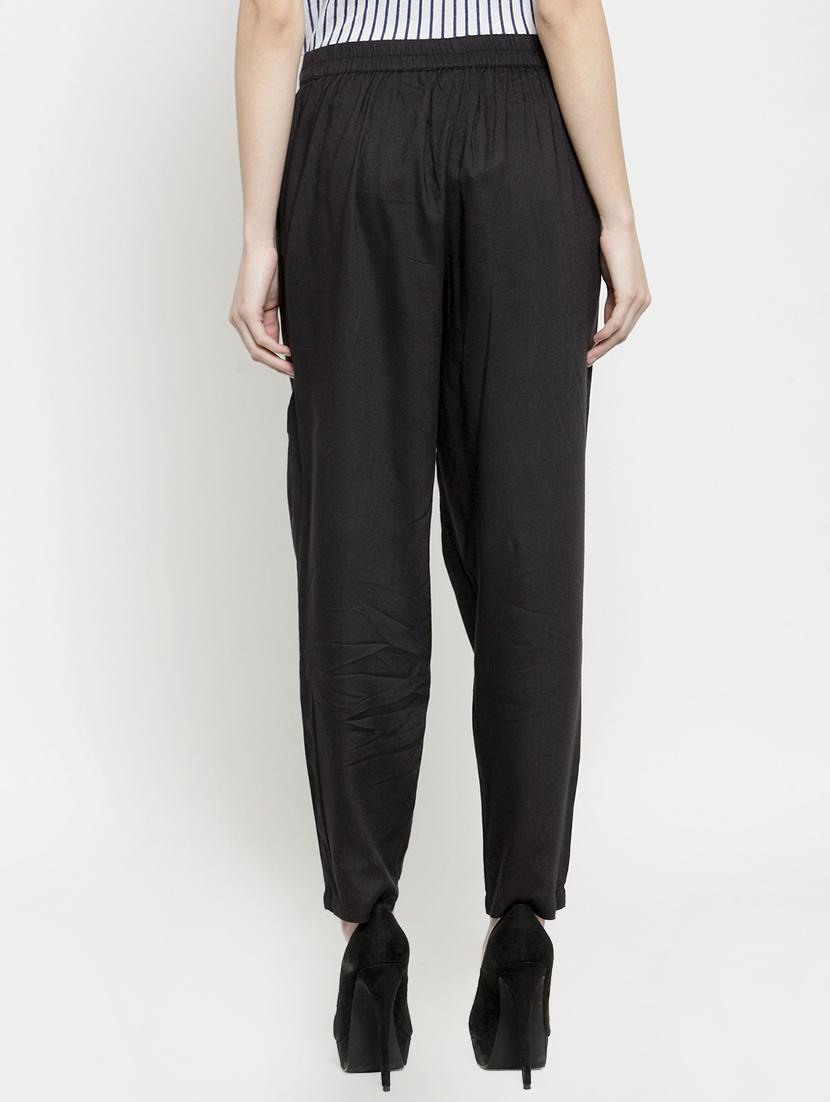 flat front solid trouser - 15799851 - Standard Image - 2