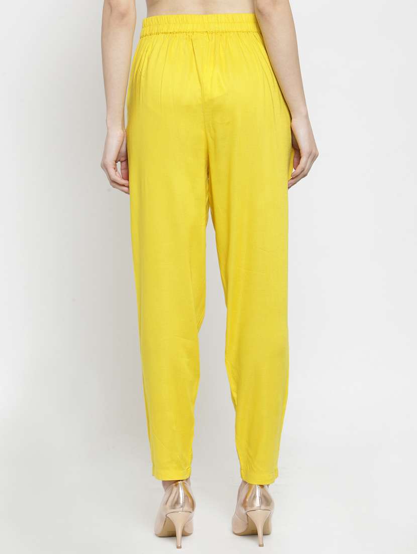 flat front solid trouser - 15799855 -  Standard Image - 2