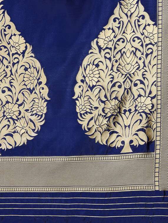 women's banarasi saree with blouse - 15800490 -  Standard Image - 2