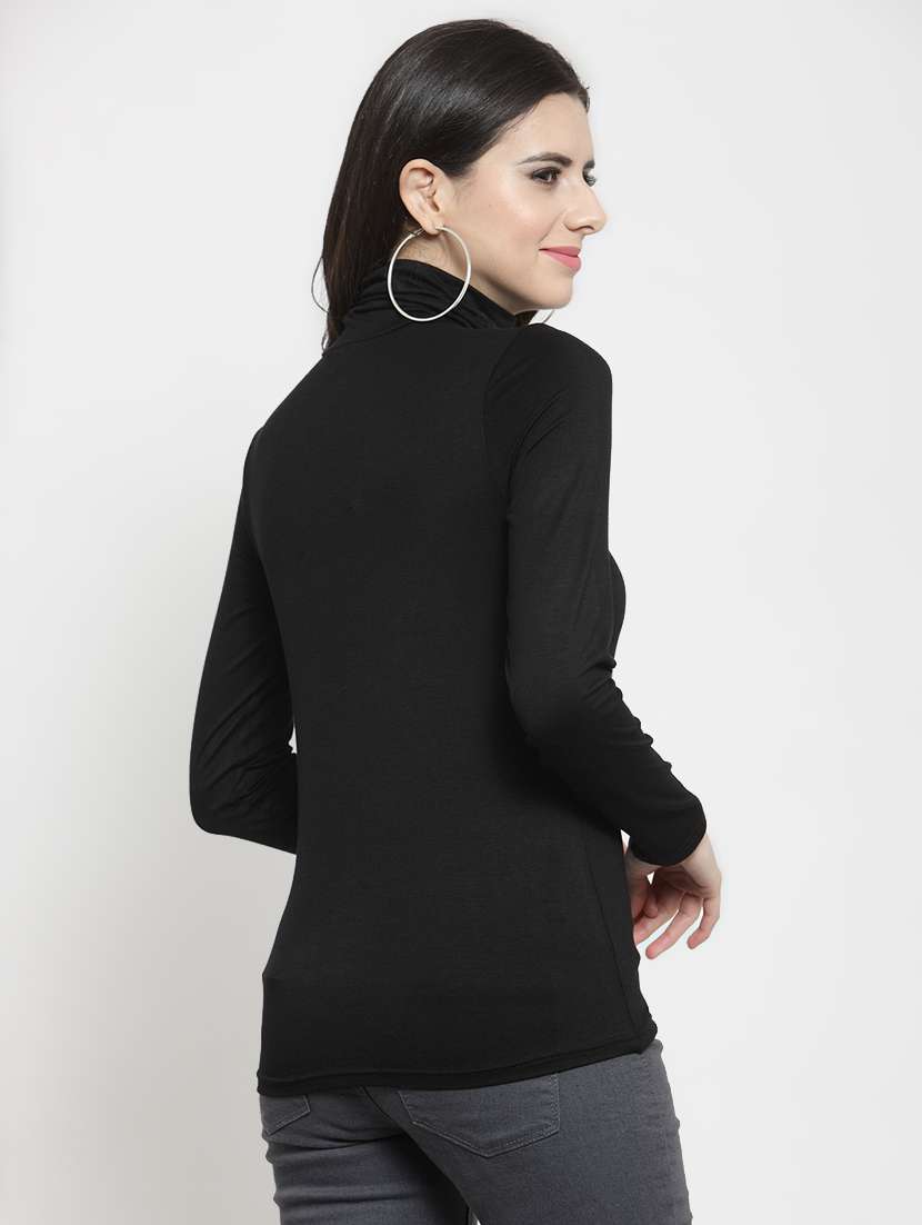 turtle neck long sleeved top - 15800754 - Standard Image - 2