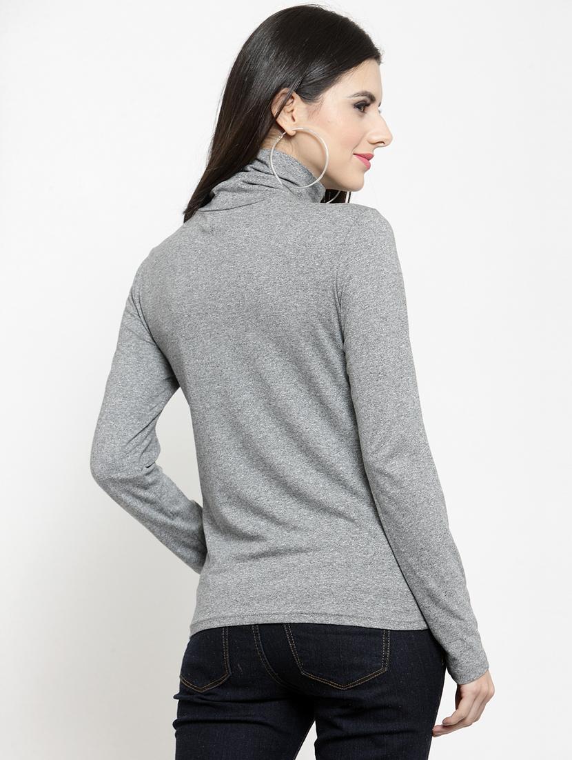 turtle neck long sleeved top - 15800755 - Standard Image - 2