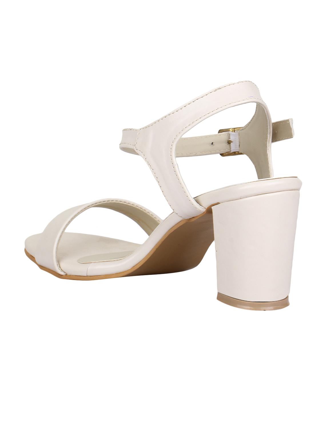 white ankle strap sandals - 15803064 - Standard Image - 2