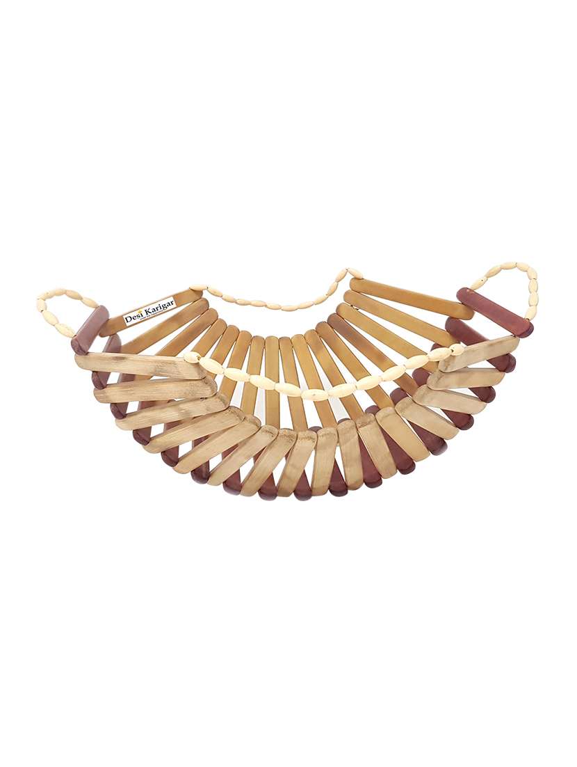 wooden bamboo fruit & vegetable basket with handle buy 1 get 1 free