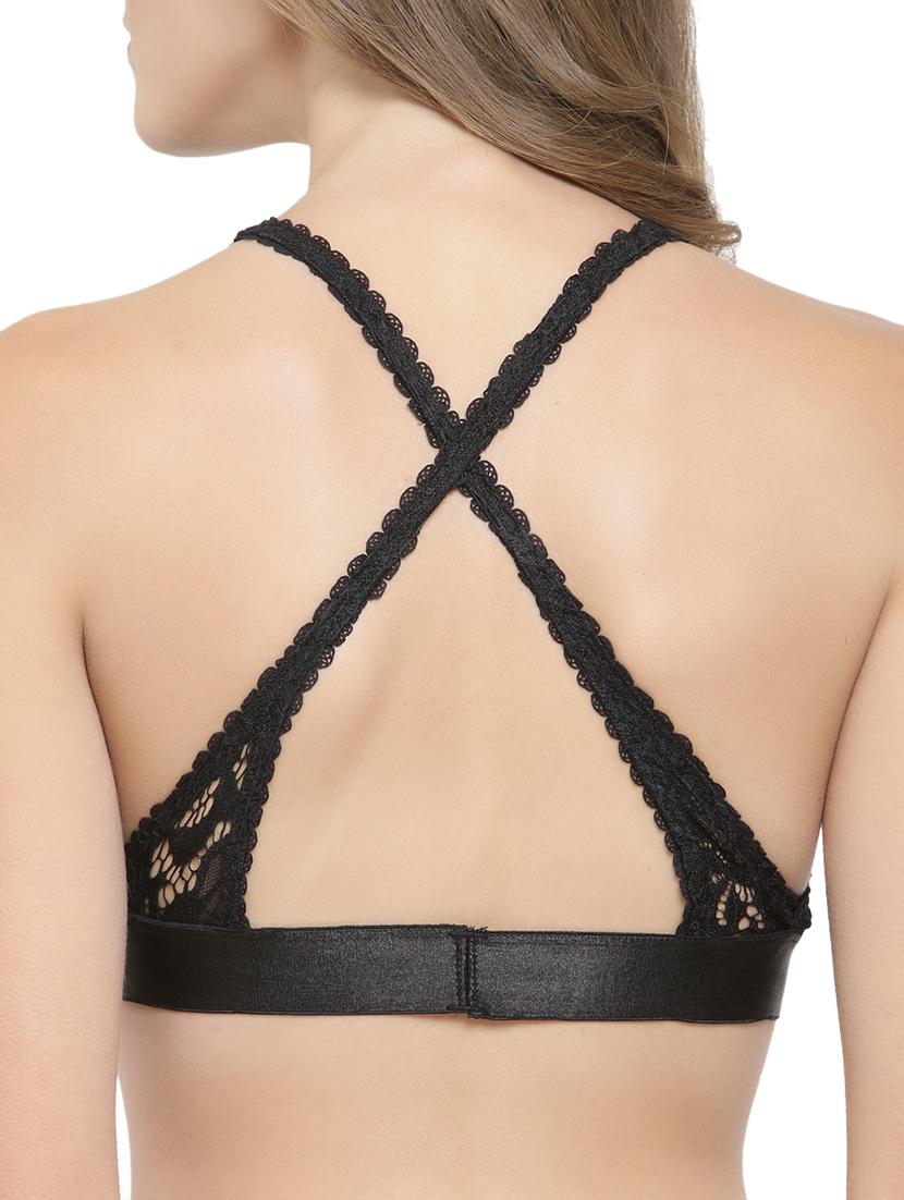 criss-cross back laced bralette - 15803664 - Standard Image - 2