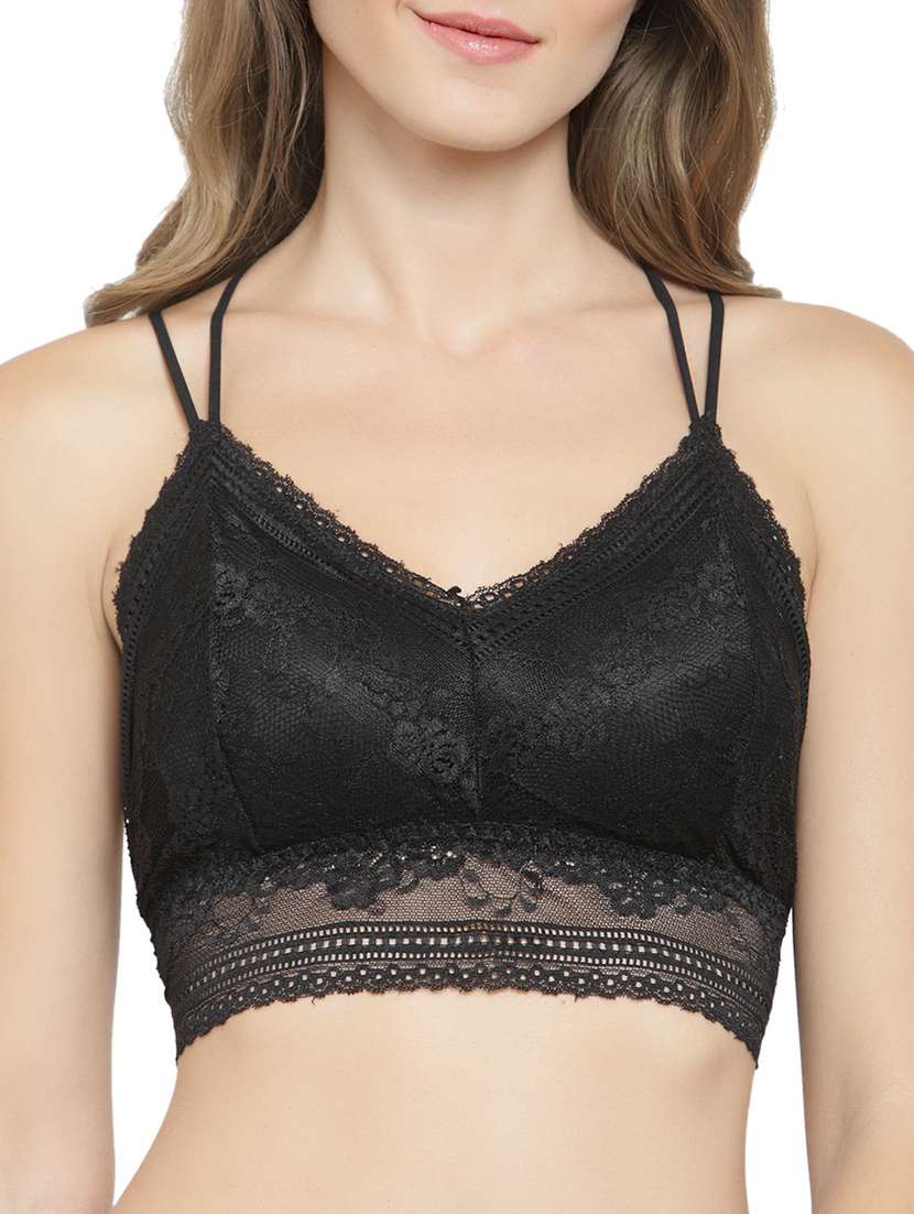 stylised back laced bralette