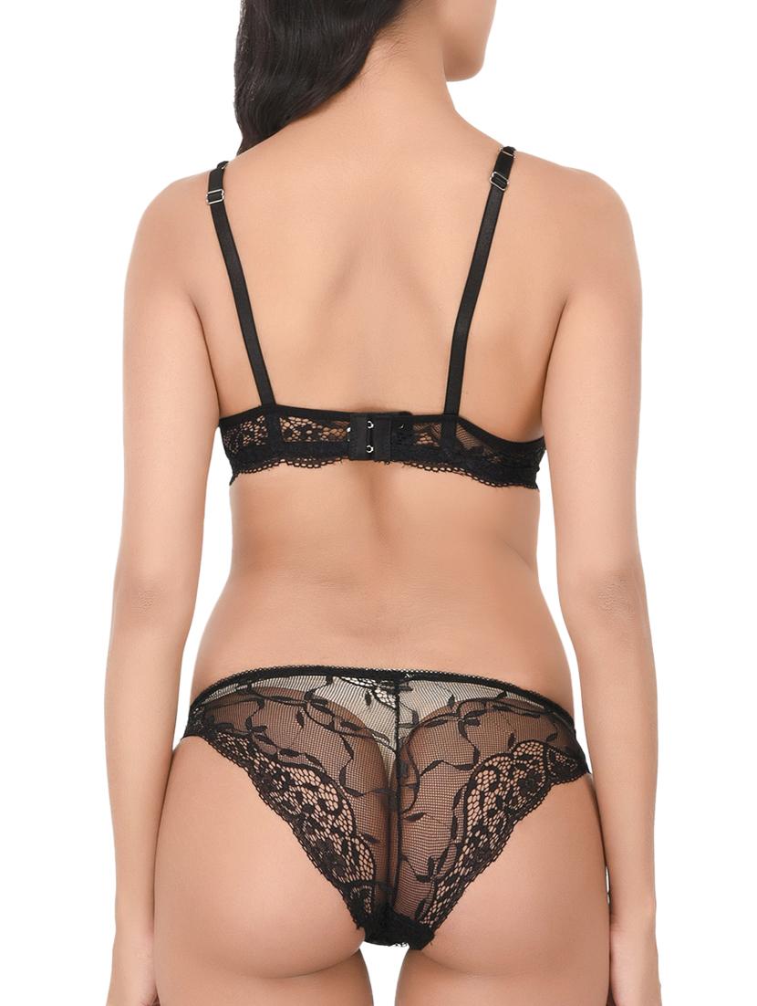 laced bra and panty set - 15805470 - Standard Image - 2