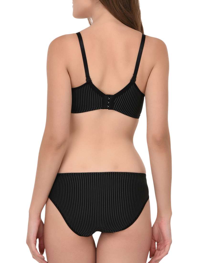 detachable striped bra & hipster panty set - 15805479 -  Standard Image - 2