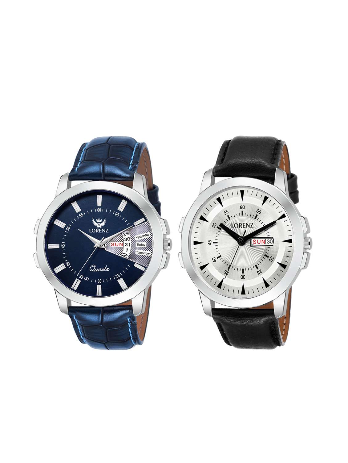 set of 2 analog watch combo