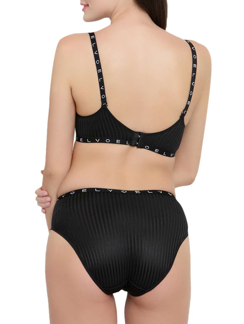 striped bra and panty set - 15806343 -  Standard Image - 2