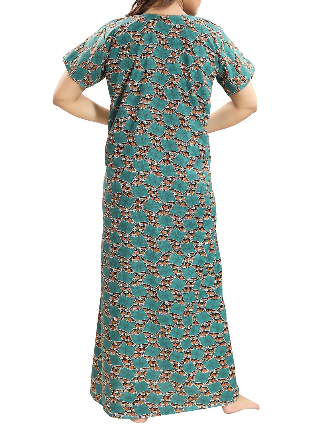 lace trim nightwear gown - 15807887 - Standard Image - 2