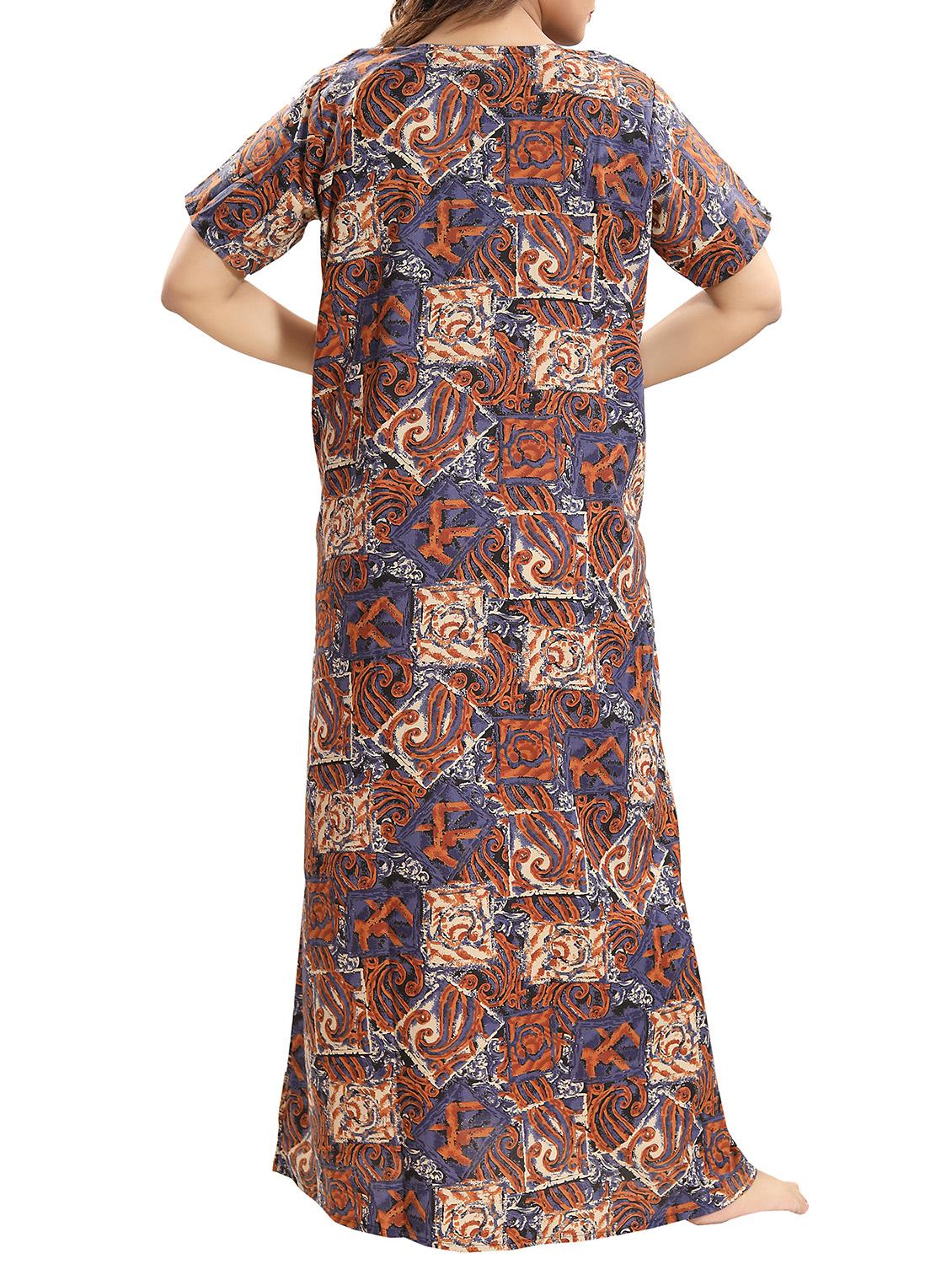 lace trim nightwear gown - 15807889 - Standard Image - 2