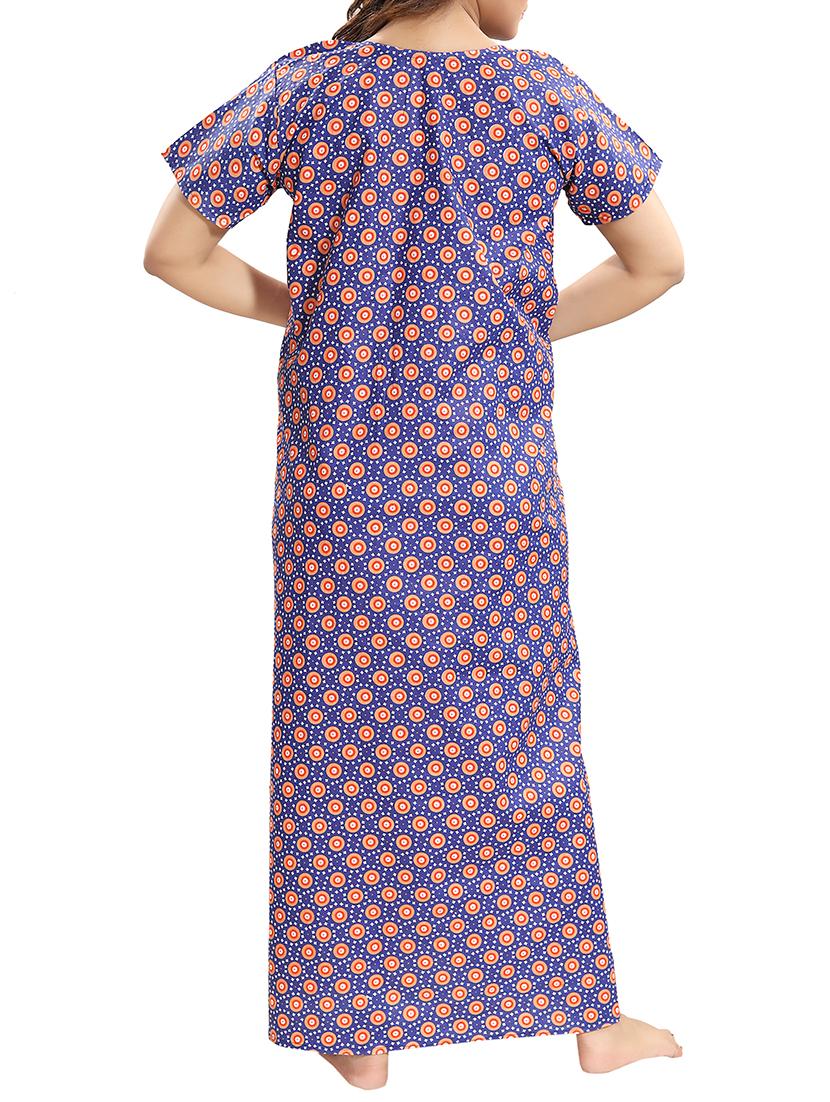 zipper detail nightwear gown - 15807903 - Standard Image - 2