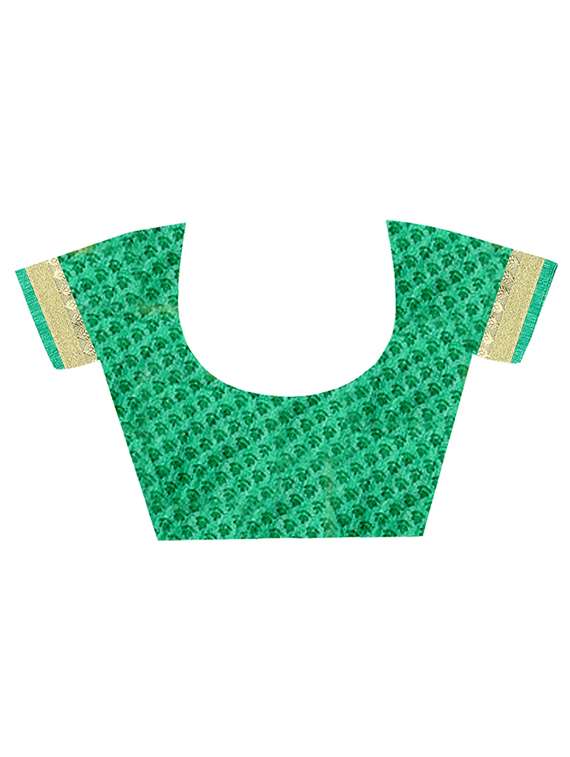 floral motif printed saree with blouse - 15809273 -  Standard Image - 2