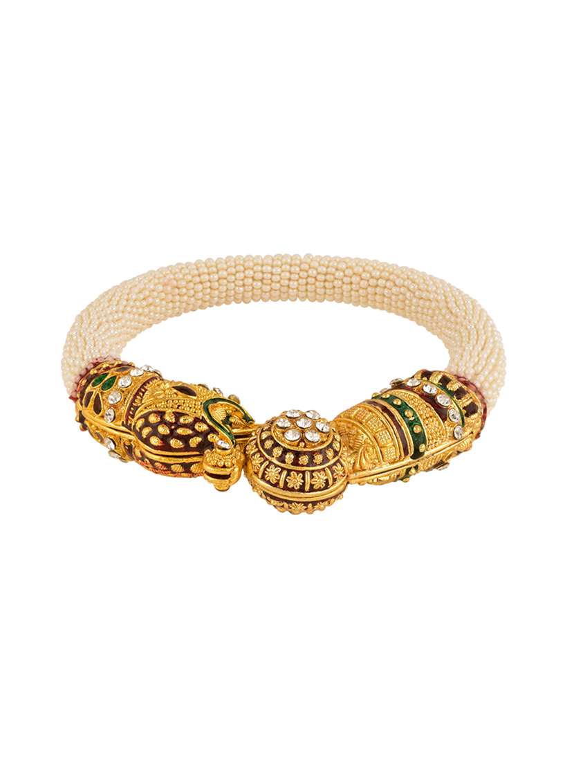 multi colored metal bangle