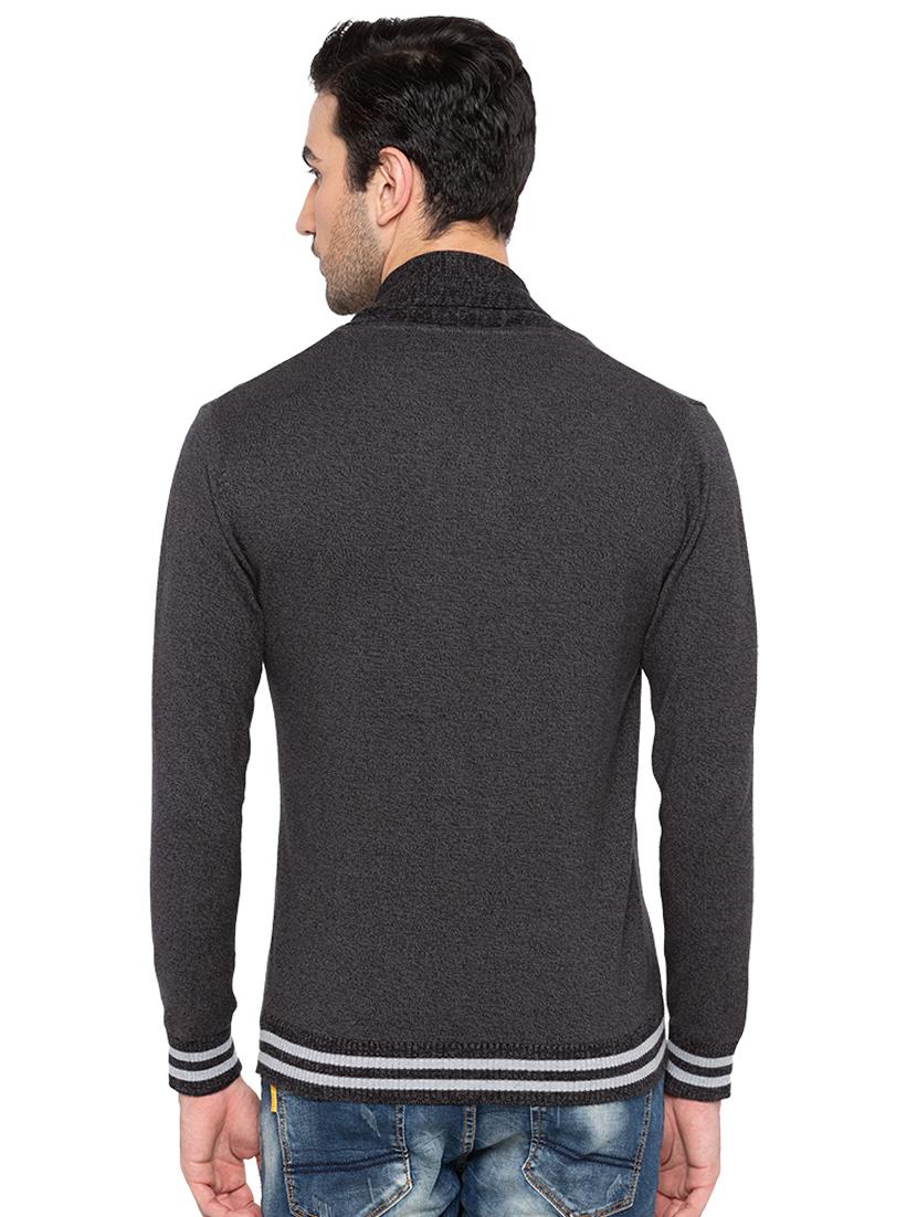 grey cotton pullover - 15810421 - Standard Image - 2