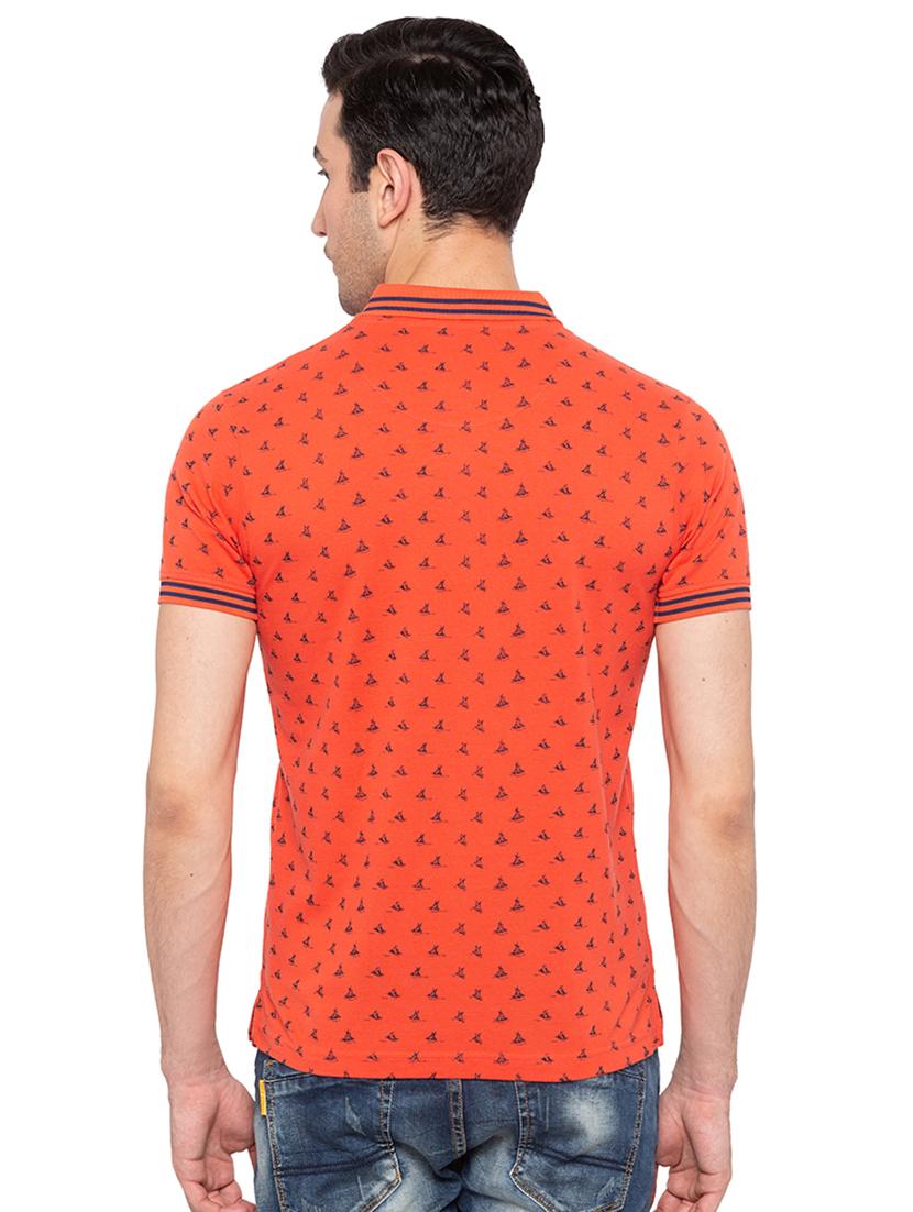 orange all over print t-shirt - 15810473 - Standard Image - 2