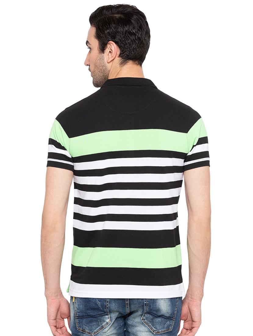 multi colored striped polo t-shirt - 15810479 - Standard Image - 2